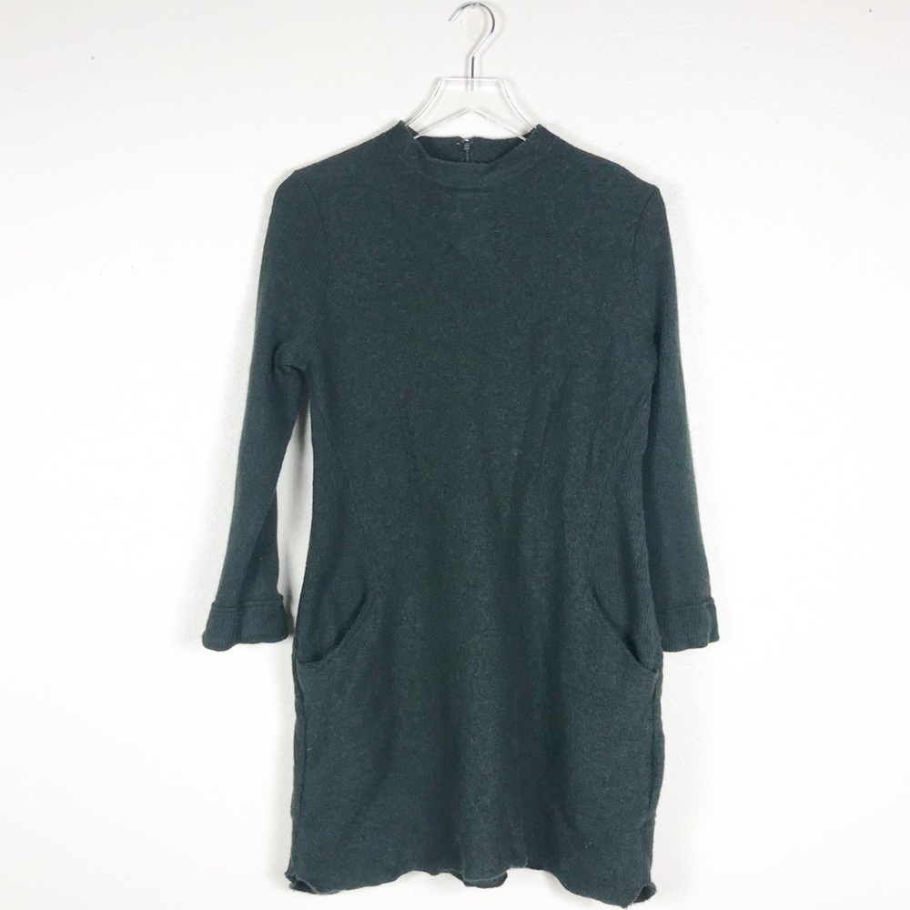 |•Sparrow•| Green Wool Sweater Dress